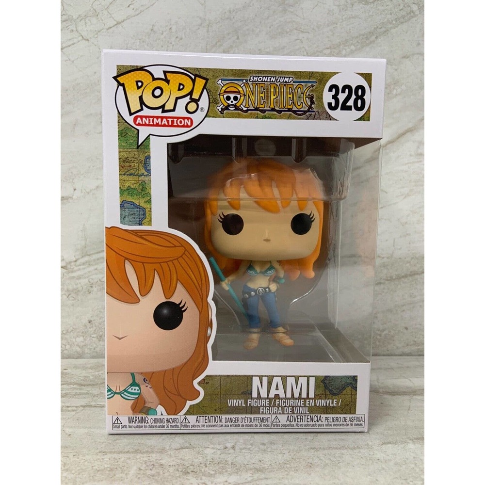 Funko Pop One Piece S2 No 328 Vinyl Nami Figure w/ Protector